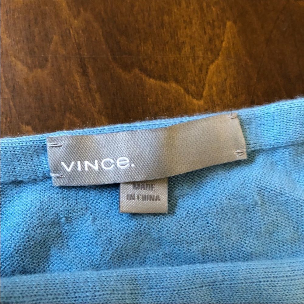 Vince Open Front Cardigan Size Small - image 9